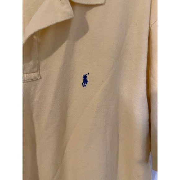 Polo Ralph Lauren Yellow Short Sleeve Classic Fit Polo Shirt Men's XXL - Picture 2 of 4
